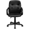 Ergonomic Office Chair with 360-degree Wheels - Black