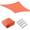 13'x19' Rectangle Sun Shade Sail/Bright Orange - As Picture