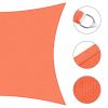 13'x19' Rectangle Sun Shade Sail/Bright Orange - As Picture