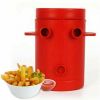 Home French Fries Maker Potato Chips Strip Slicer Cutter Chopper Chips Machine - Red