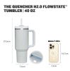 1200ml Stainless Steel Mug Coffee Cup Thermal Travel Car Auto Mugs Thermos 40 Oz Tumbler with Handle Straw Cup Drinkware New In - D - 1200ml