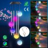 Solar Wind Chime Lights Butterfly Lamp 7 Color Changing String Lights - CrystalBall