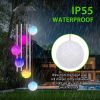 Solar Wind Chime Lights Butterfly Lamp 7 Color Changing String Lights - CrystalBall