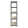 Muscle Rack 48"W x 18"D x 72"H 5-Shelf Steel Freestanding Shelves, Silver - Silver
