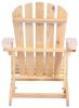 Adirondack Chair Solid Wood Outdoor Patio Furniture for Backyard, Garden, Lawn, Porch - Natural - as Pic