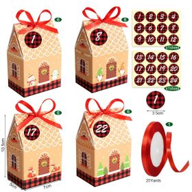 Christmas House Candy Box Small Gift (Option: Series4)
