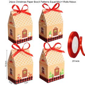 Christmas House Candy Box Small Gift (Option: Series1)