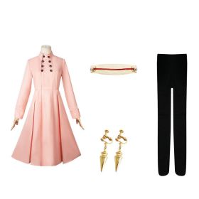 Japanese Anime Cosplay Dress Skirt (Option: Pink-XL)