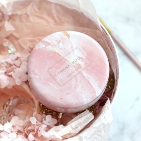 Barrel-type Cans Of Candy Box (Option: DQ Pink Marble)