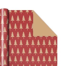 Christmas Cowhide Color Printing Printed Gift Paper (Option: PZ044 4-50x76cm)