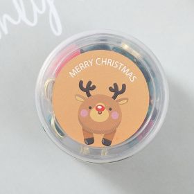 Creative Round Barrel Christmas Clip (Option: Long Tail Clip)
