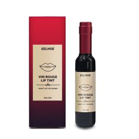 Winter Moisturizing No Stain On Cup Red Wine Shape Lipstick (Option: Passion Red-5 Ml)