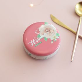 Barrel-type Cans Of Candy Box (Option: DQ Blessing Flower Language)