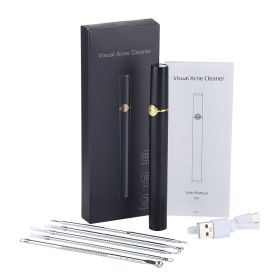 Smart Visual Pimple Pin Blackhead Pore Cleaning Instrument (Color: Black)