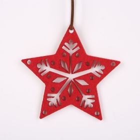 Christmas Gingerbread Man Felt Pendant (Option: Style 3)
