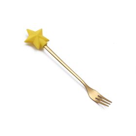 Christmas Cartoon Tableware Cat's Paw Spoon (Option: Golden Fork Christmas XINGX)