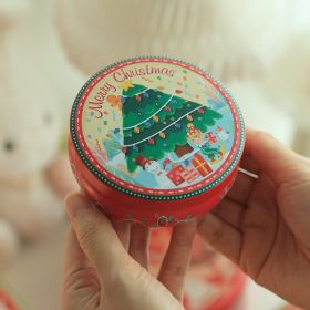 Barrel-type Cans Of Candy Box (Option: DQ Christmas Tree)