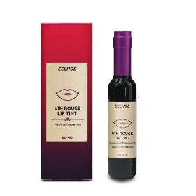 Winter Moisturizing No Stain On Cup Red Wine Shape Lipstick (Option: Red-5 Ml)