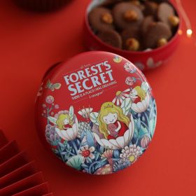 Barrel-type Cans Of Candy Box (Option: DQ Stamen)