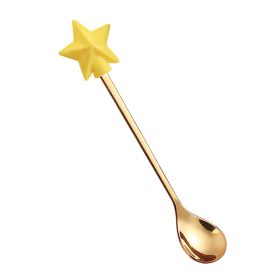 Christmas Cartoon Tableware Cat's Paw Spoon (Option: Golden Spoon Christmas XINGX)