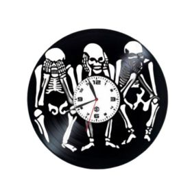 Acrylic Mirror Stickers Gramophone Record Bar Series Creative Wall Clock (Option: YG00H00079)