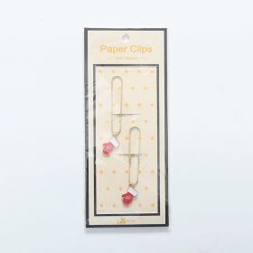 Creative Santa Claus Bookmark Elk Bell Golden Clip (Option: Christmas Gloves SQ5007)