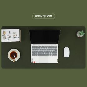 Mouse Pad Large Computer Desk Pad (Option: 1100X600mm-Army Green)