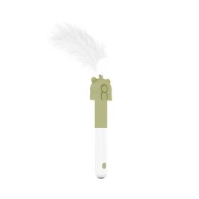 Retractable Double Head Laser Funny Cat Stick (Color: Green)