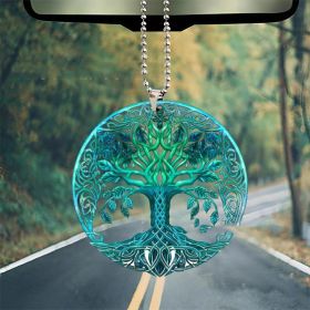 Tree Of Life Acrylic Automobile Hanging Ornament (Option: Style 3)