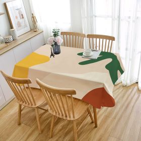 Atmosphere Soft Tablecloth Wash-free Waterproof And Oil-proof (Option: ZBQ870012-140x200cm)