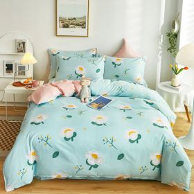 Cotton Single And Double Student Dormitory Three Piece Quilt Cover (Option: Beauty Like Jade-Single Quilt Cover 160 X210cm)
