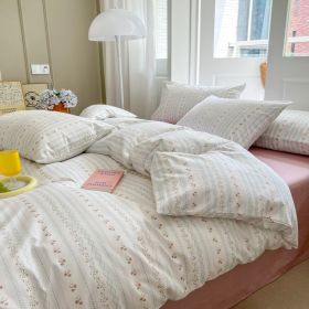 Cotton Four-piece Set Simple Small Floral Bedding (Option: Alice-200cm)